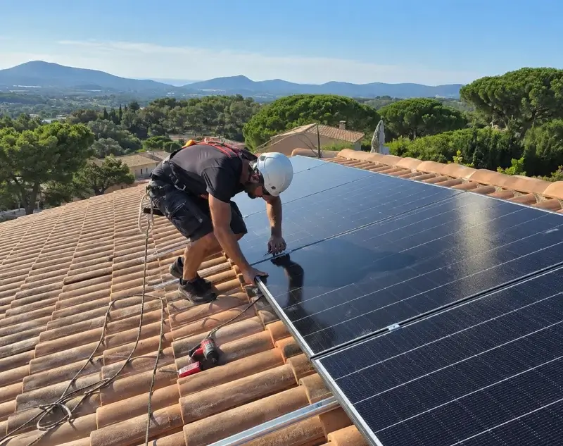 Installateur panneaux solaires Gourgé — pose photovoltaïque sur toiture